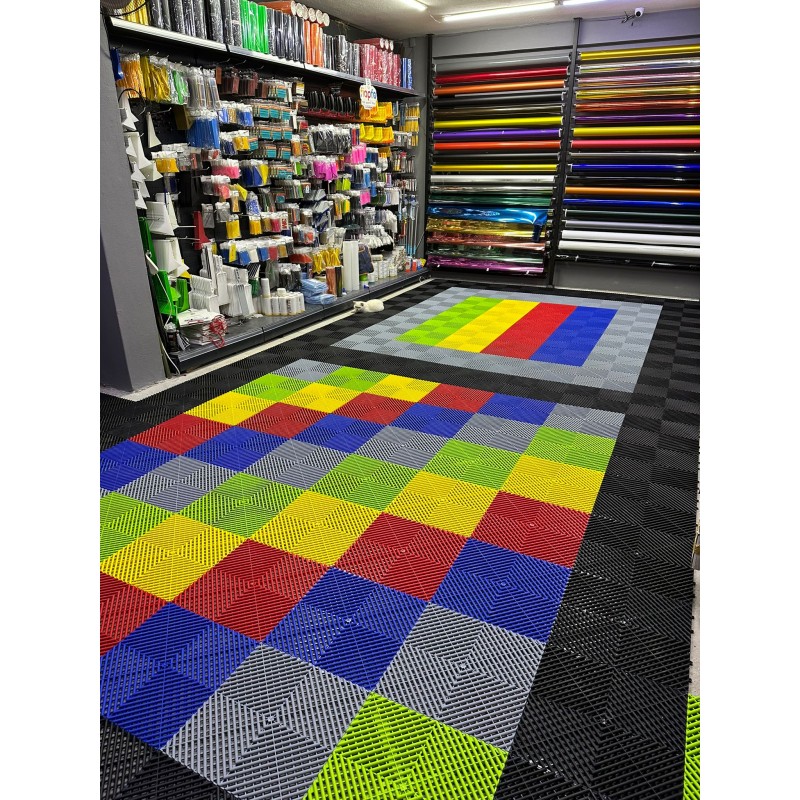 Премиум модулна гаражна настилка Grid PP