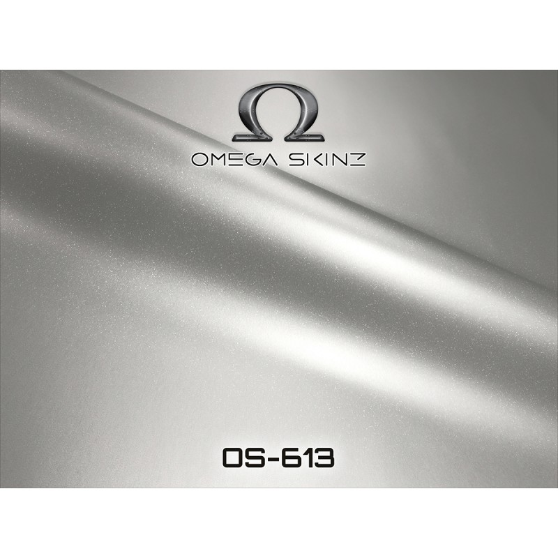 OMEGA SKINZ Wrap Film OS-613 Silver Genius, 1.525 x 20 m