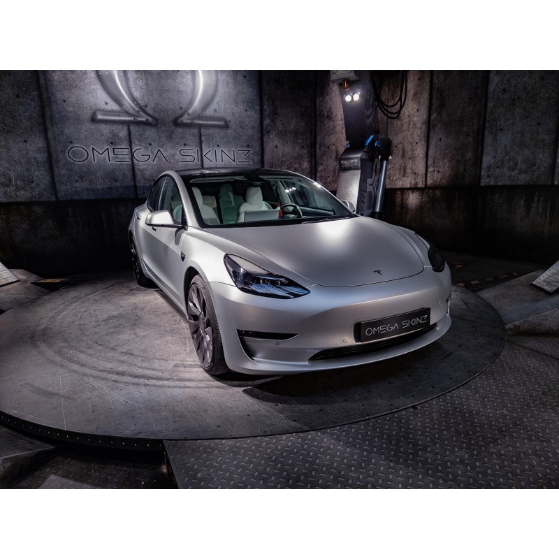 OMEGA SKINZ Wrap Film OS-613 Silver Genius, 1.525 x 20 m