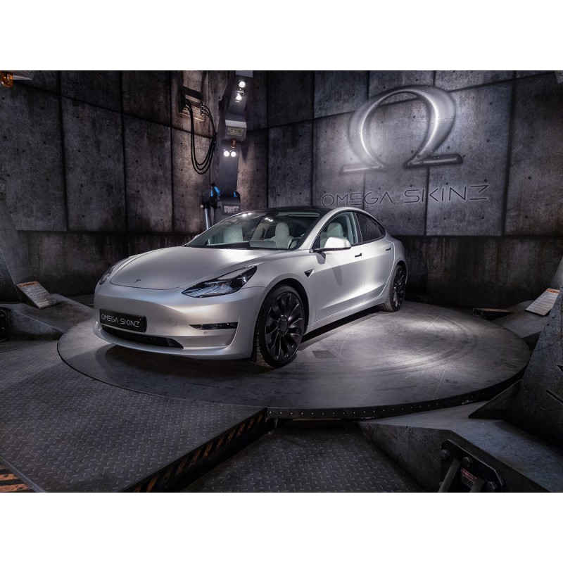 OMEGA SKINZ Wrap Film OS-613 Silver Genius, 1.525 x 20 m