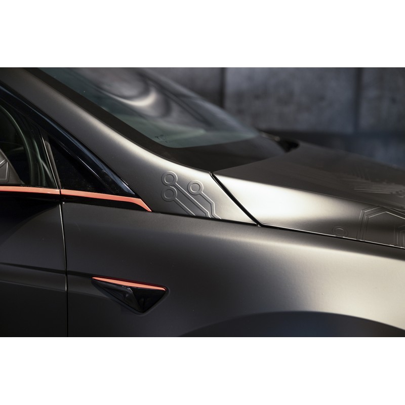 OMEGA SKINZ Wrap Film OS-628 Black Bullet, 1.525 x 20 m 