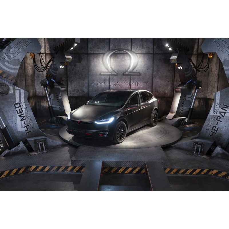 OMEGA SKINZ Wrap Film OS-628 Black Bullet, 1.525 x 20 m 