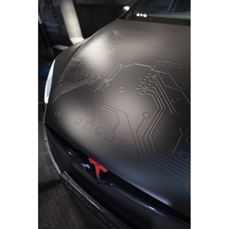 OMEGA SKINZ Wrap Film OS-628 Black Bullet, 1.525 x 20 m 