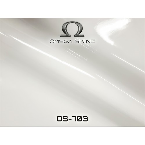 OMEGA SKINZ Wrap Film OS-703 Luxury White 9010, 1.525 x 20 m