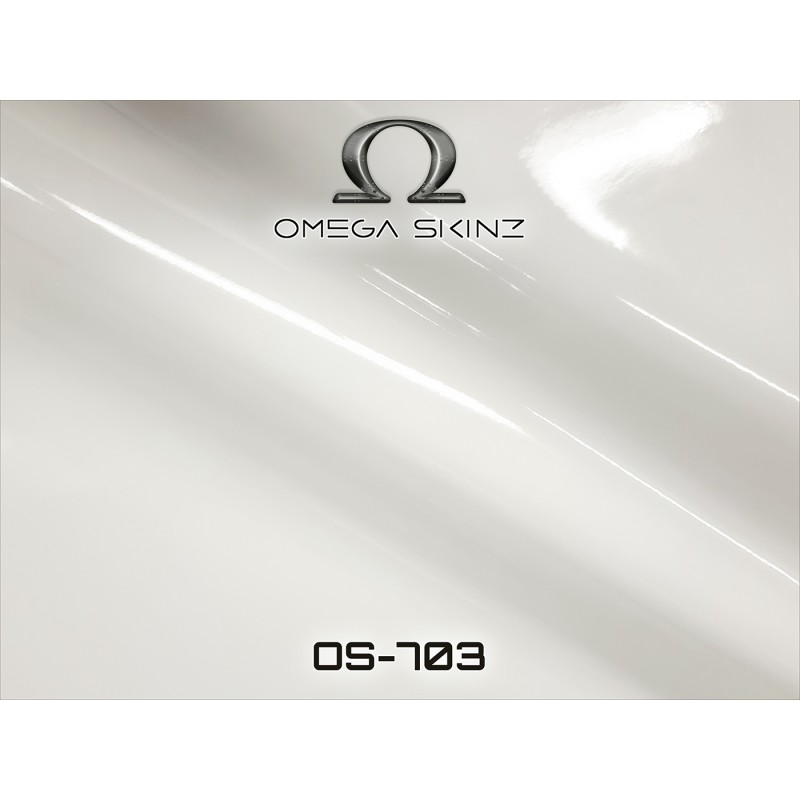 OMEGA SKINZ Wrap Film OS-703 Luxury White 9010, 1.525 x 20 m