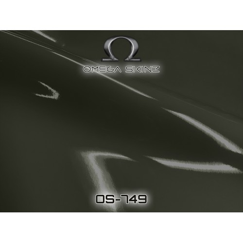 OMEGA SKINZ Wrap Film OS-749 Grigio Olive, 1.525 x 20 m