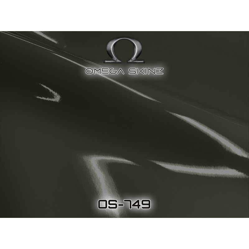 OMEGA SKINZ Wrap Film OS-749 Grigio Olive, 1.525 x 20 m