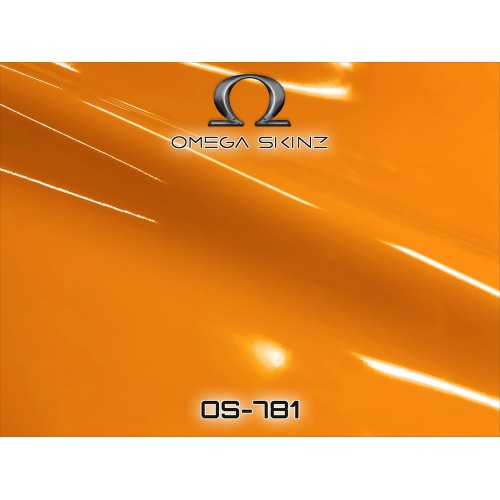 OMEGA SKINZ Wrap Film OS-781 Vortex Orange, 1.525 x 20 m
