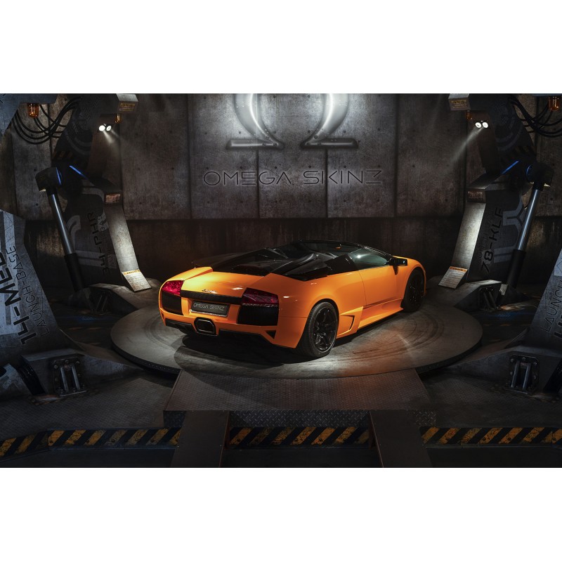 OMEGA SKINZ Wrap Film OS-781 Vortex Orange, 1.525 x 20 m