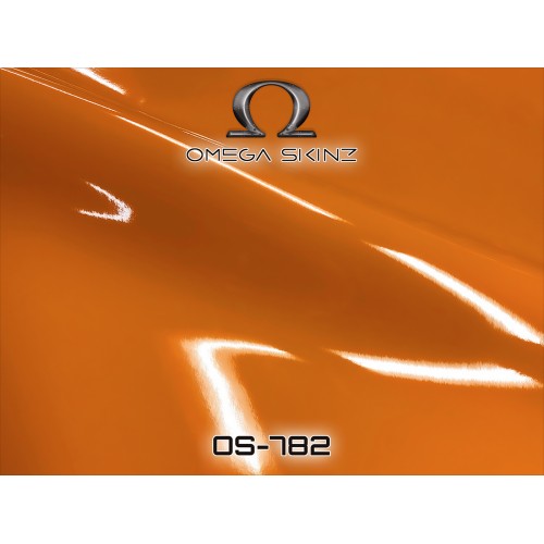 OMEGA SKINZ Wrap Film OS-782 Driven Orange, 1.525 x 20 m