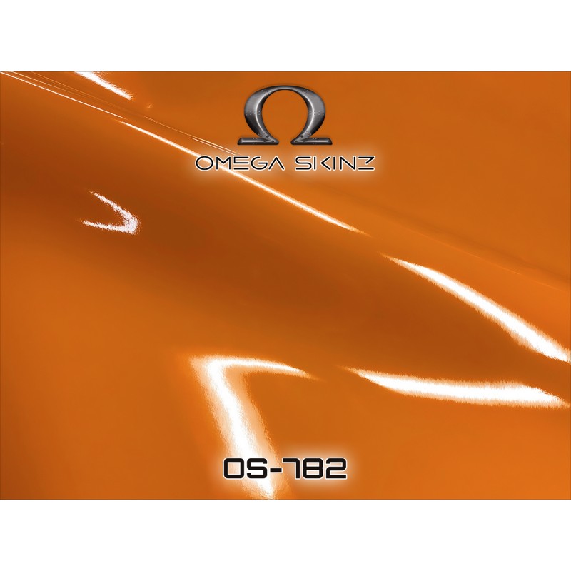 OMEGA SKINZ Wrap Film OS-782 Driven Orange, 1.525 x 20 m 