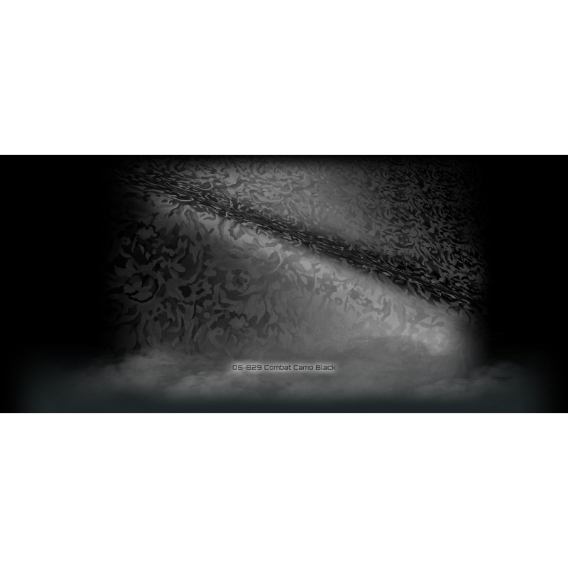OMEGA SKINZ Wrap Film OS-829 Combat Camo Black, 1.525 x 20 m