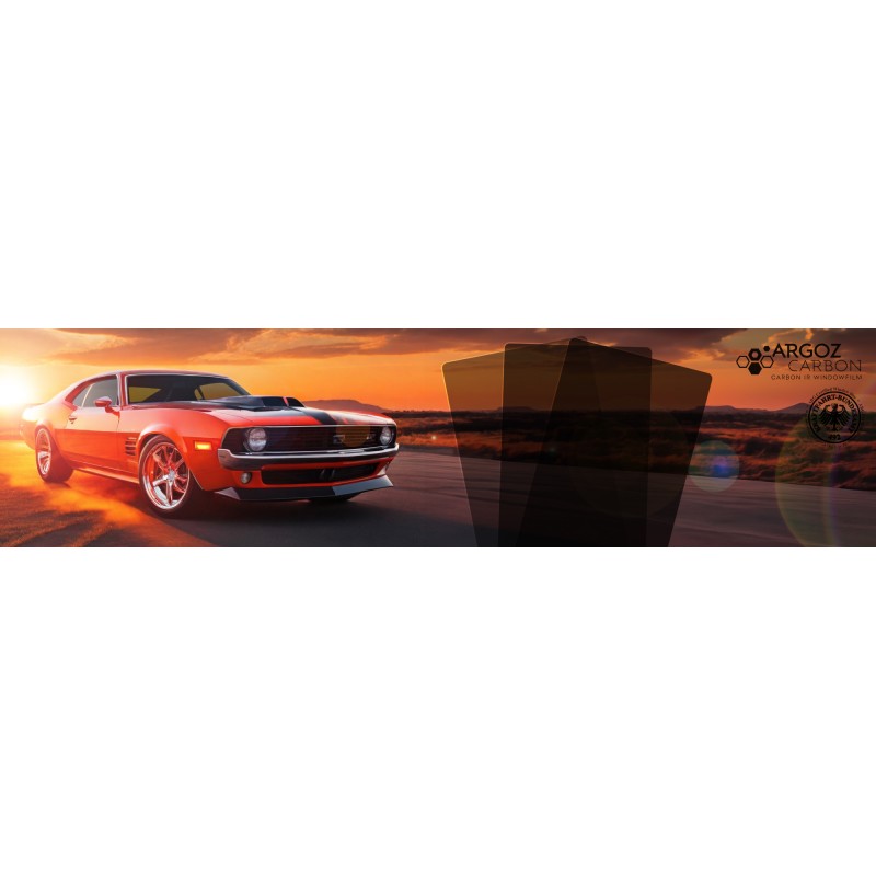 SunRage Argoz Carbon 18 – карбоново фолио за автомобилни стъкла SunRage Argoz Carbon 18 Carbon IR затъмняващо автомобилно фолио