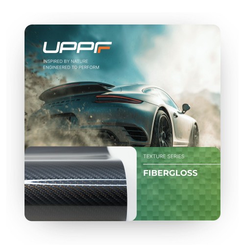 Защитно фолио ултра гланц карбон UPPF Cobia Fibergloss, 1.52х15м