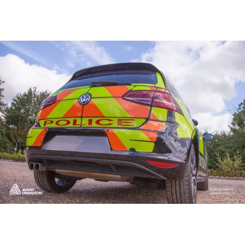 Светлоотразително призматично фолио Avery Dennison V-8000, 1.22x22.86m, бяло