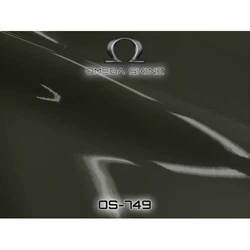 OMEGA SKINZ Wrap Film OS-749 Grigio Olive, 1.525 x 20 m