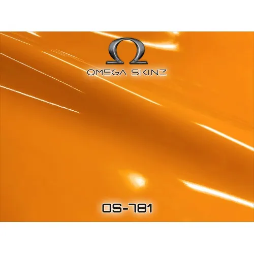 OMEGA SKINZ Wrap Film OS-781 Vortex Orange, 1.525 x 20 m